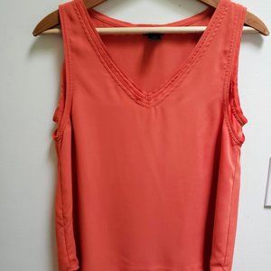 Women's Coral Ann Taylor Sleeveless Top